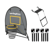 Load image into Gallery viewer, Step, Hoop & Anchor Bundle Springfree Trampoline