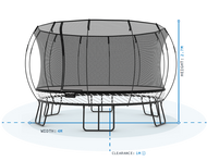 Charger l'image dans la visionneuse de galerie, Jumbo Round Trampoline R132 Springfree Trampoline