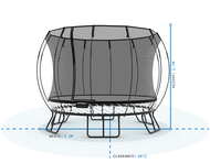Charger l'image dans la visionneuse de galerie, Medium Round Trampoline R79 Springfree Trampoline