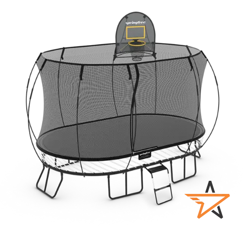 Pourquoi un trampoline ovale est parfait pour deux sauteurs ?