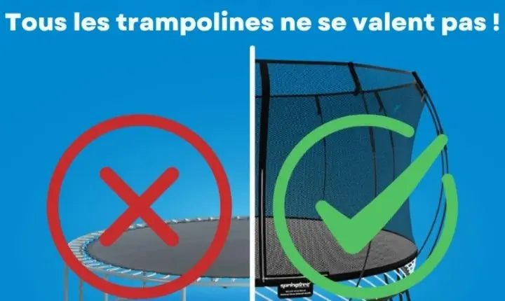 Comparatif Trampoline : Traditionnel vs Springfree