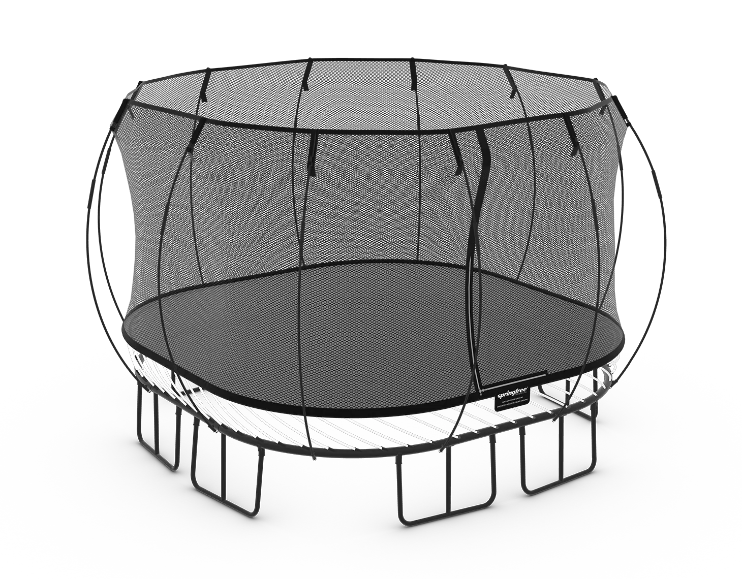 Trampoline carré : espace, sécurité et plaisir pour toute la famille