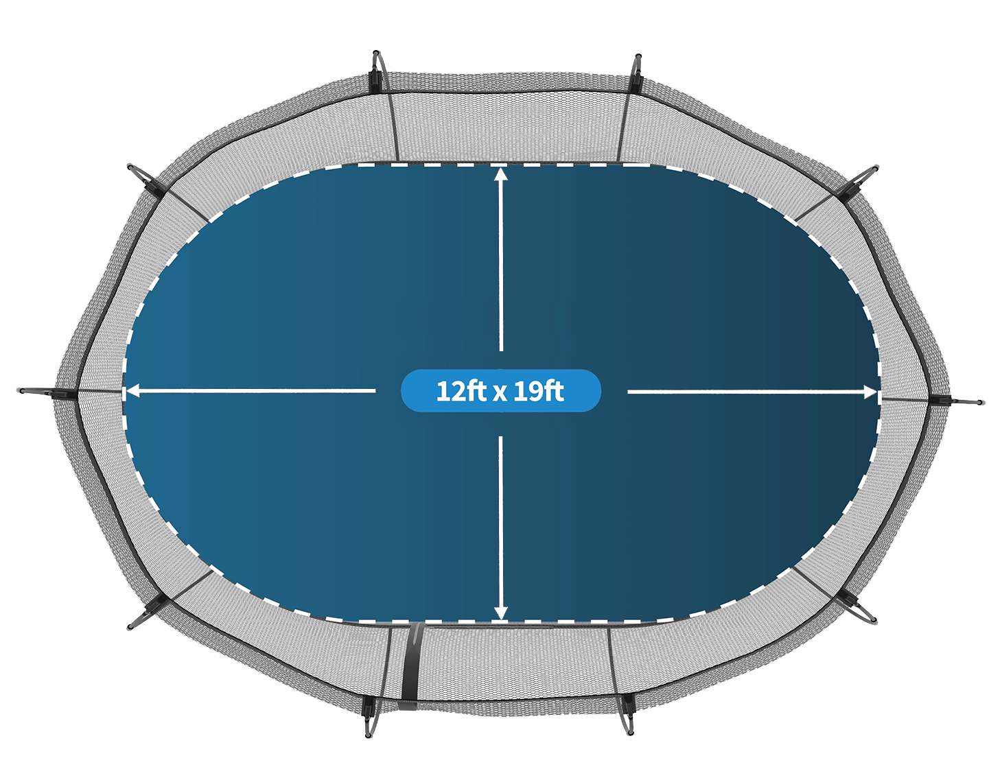 Jumbo Ovale O200 Springfree Trampoline