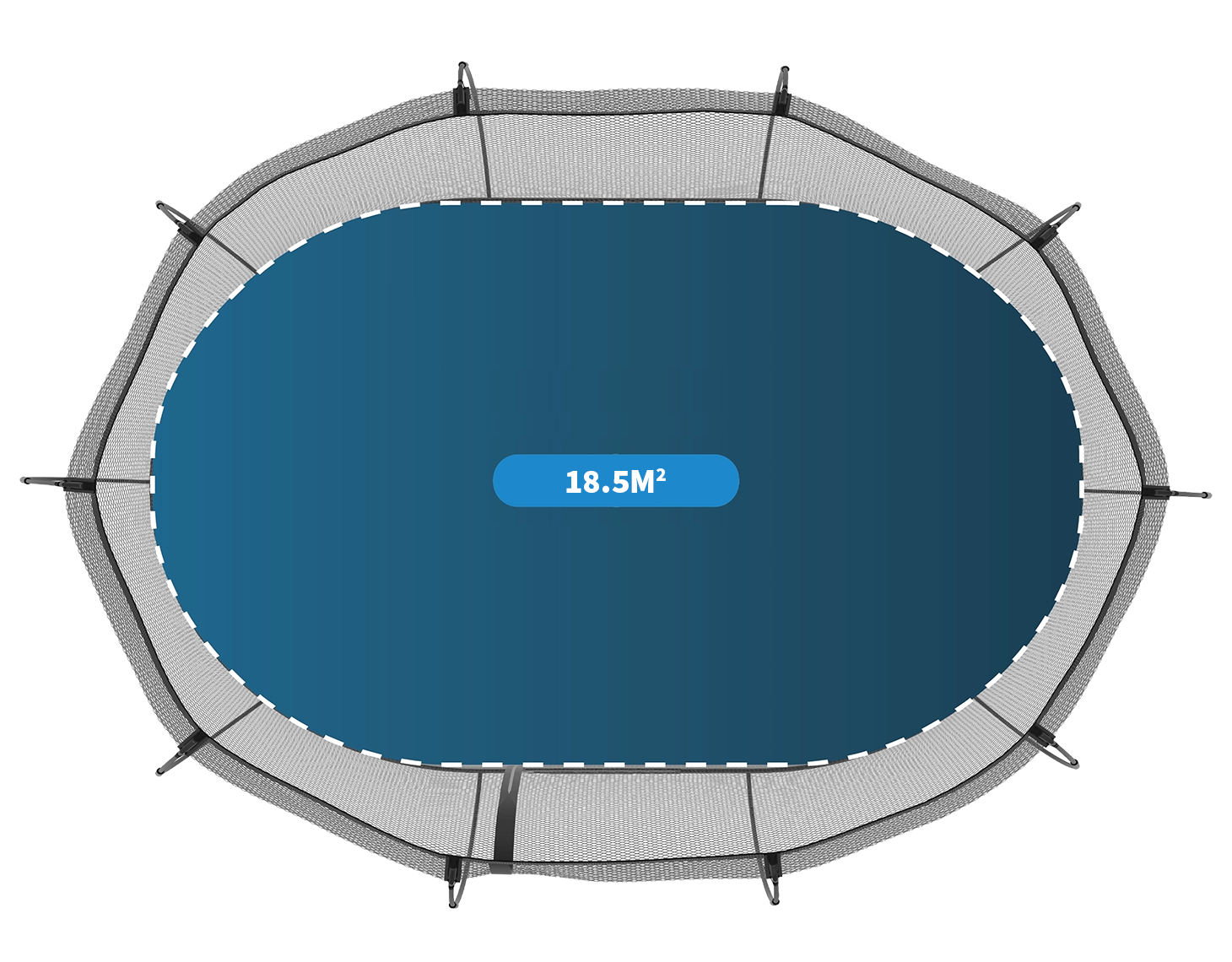 Jumbo Ovale O200 Springfree Trampoline