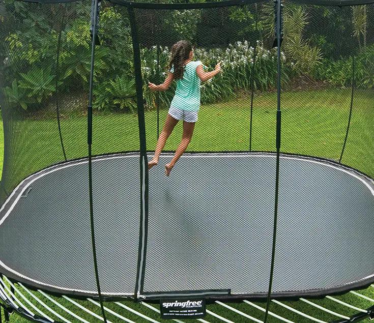 Large Square Trampoline S113 - Best Seller Springfree Trampoline